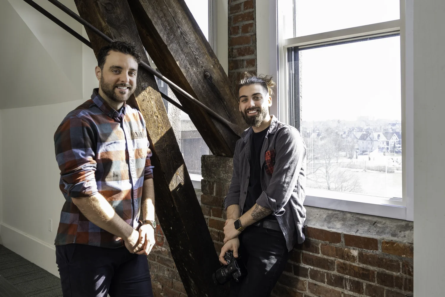 Matthew Digati and Zach Bellus, Buffalo NY real estate photographers at Buffalo Homes Media and Marketing