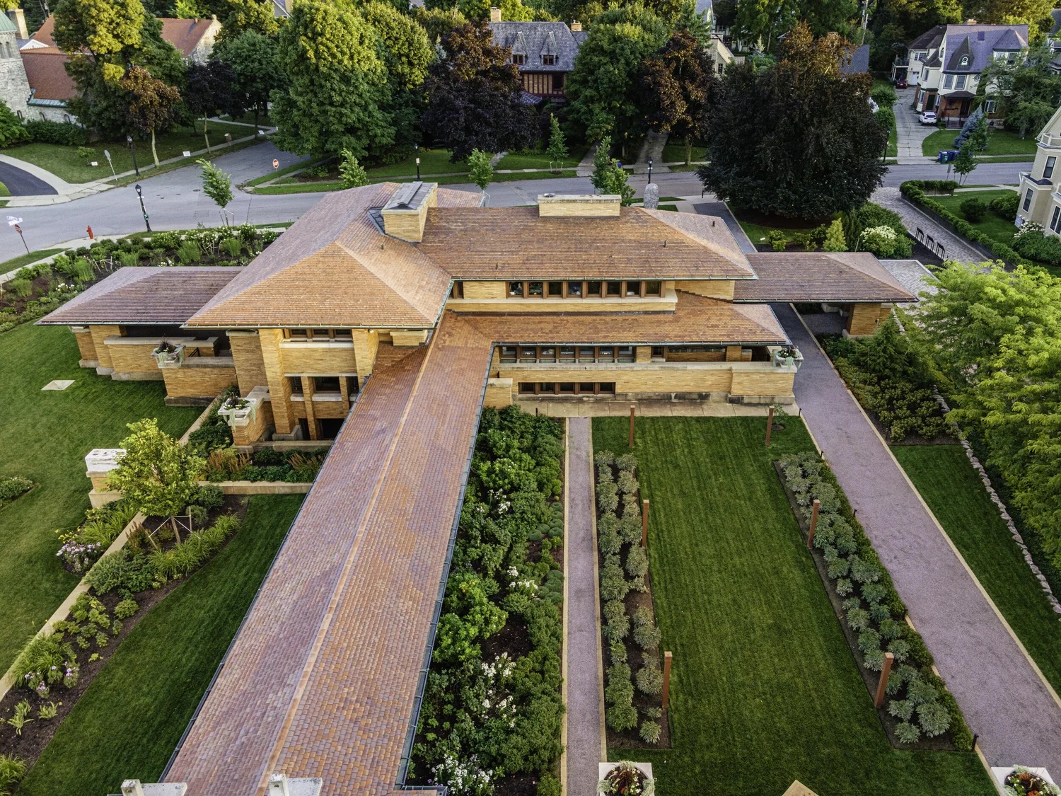 Frank Lloyd Wright's Darwin Martin House in Buffalo NY