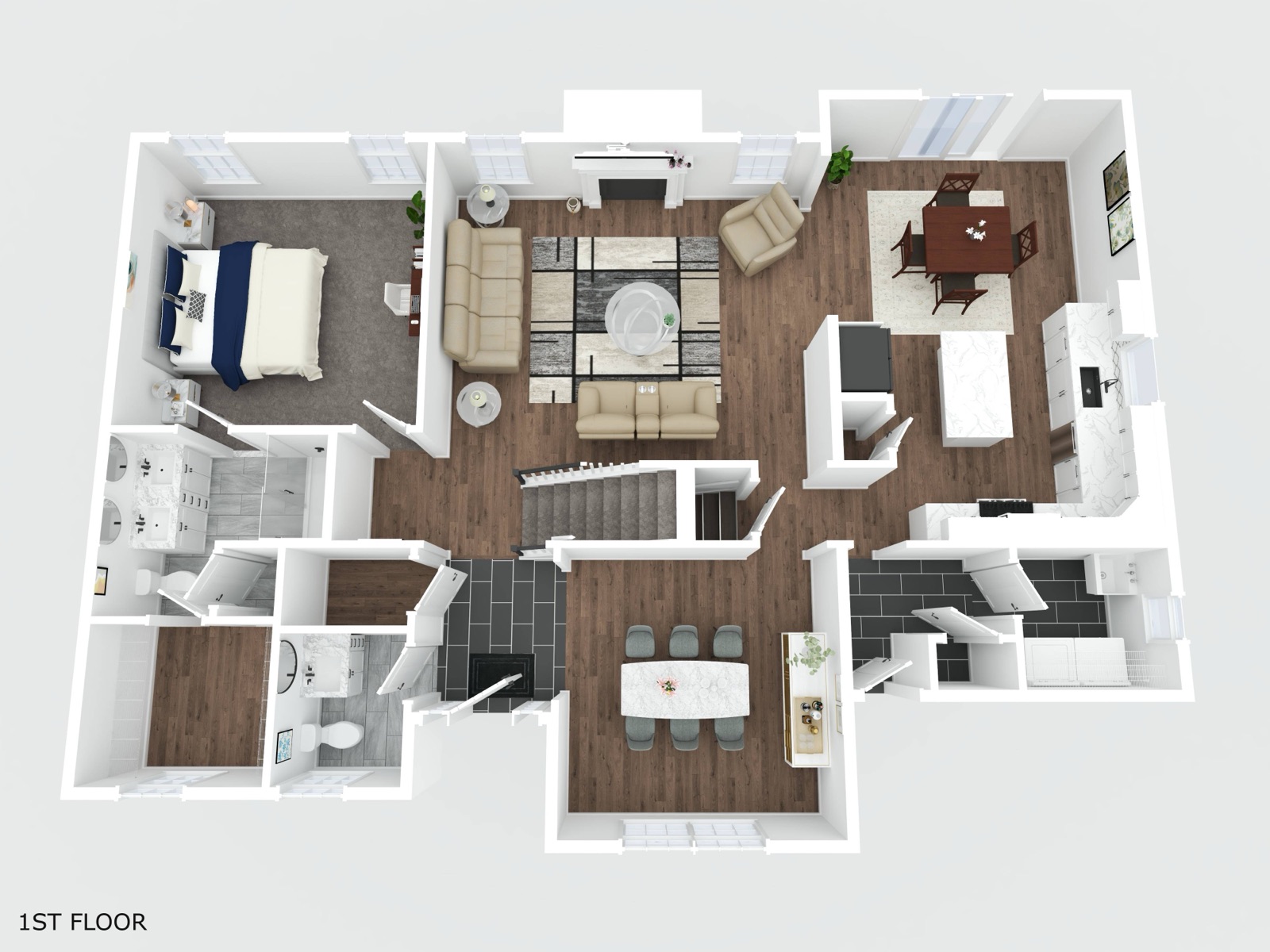 3D floor plan, second floor, 27 Veronica Drive