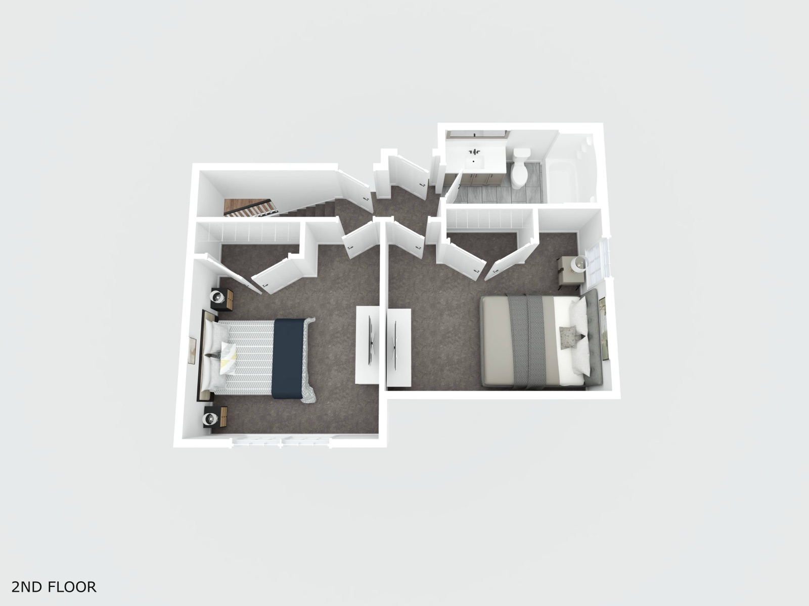 3D floor plan, third floor, 27 Veronica Drive